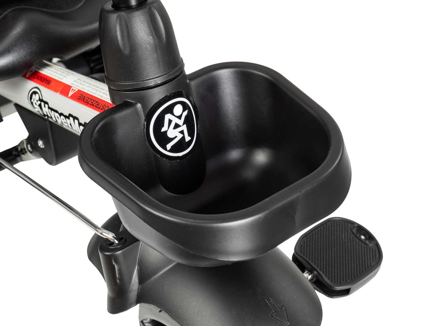 HyperMotion TOBI VECTOR tricikel - večna napihljiva kolesa + tlačilka. Barva: svetlo siva.