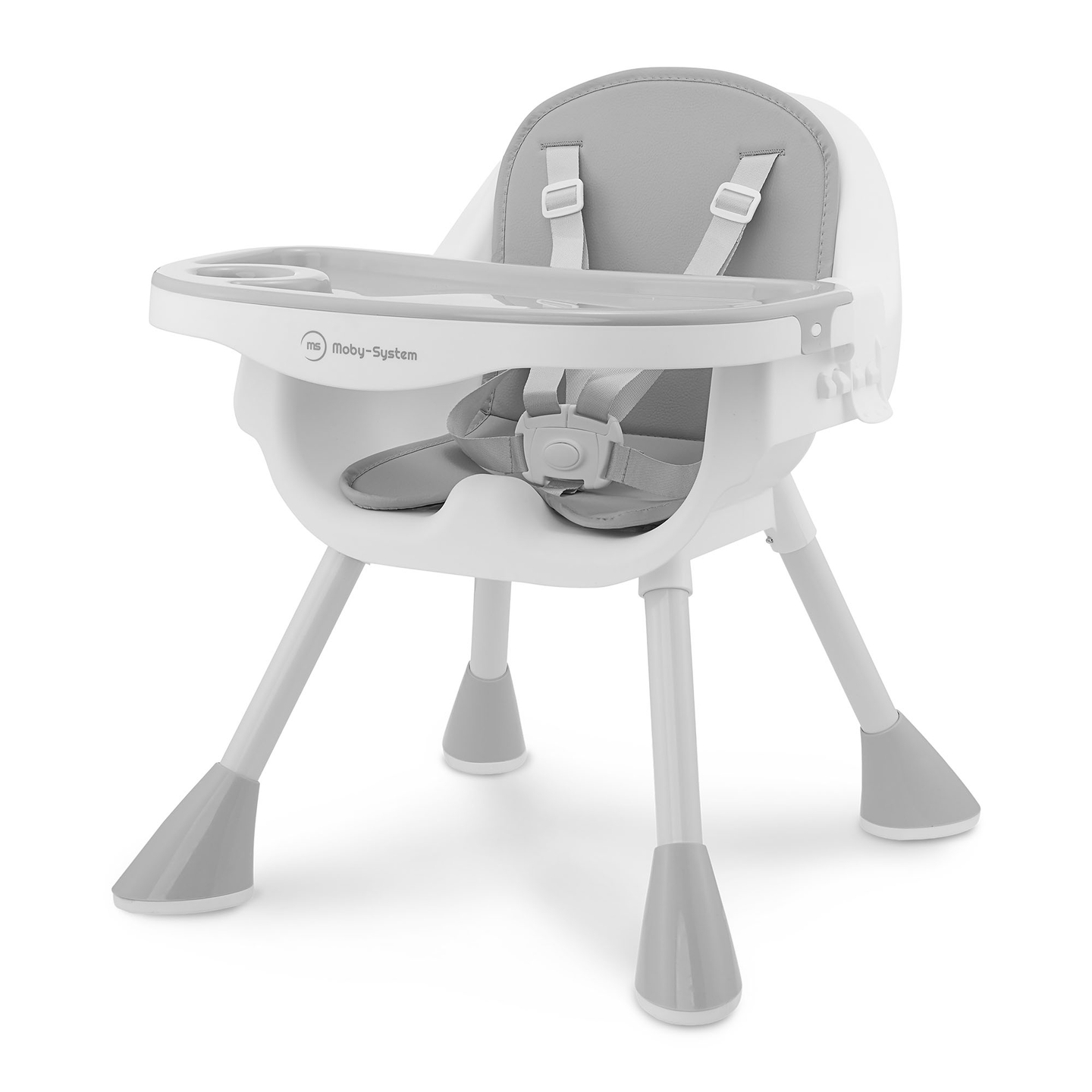 Moby-System Magnolia 2-v-1 nastavljiv otroški stolček - siv