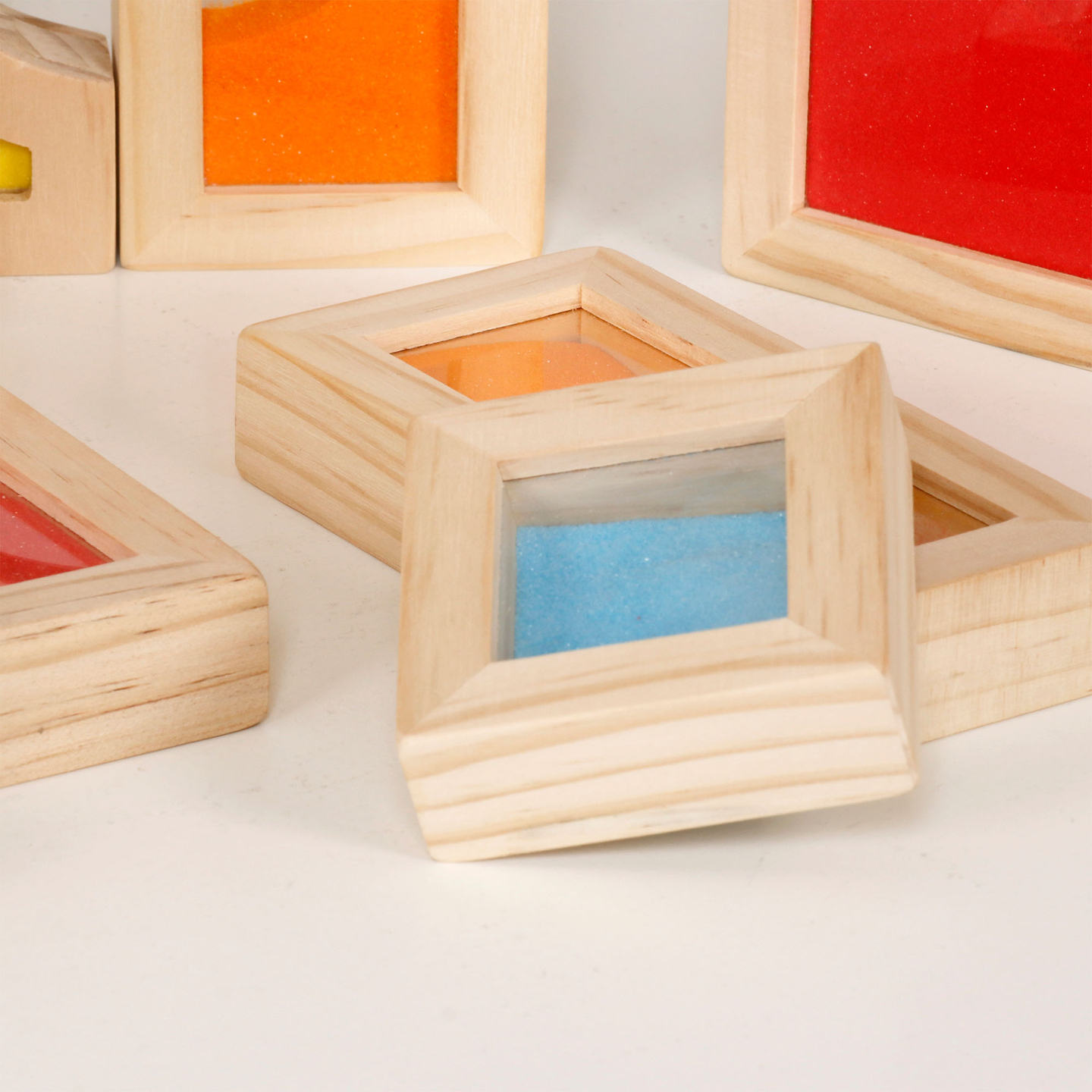 Leseni senzorični bloki - 18 kosov