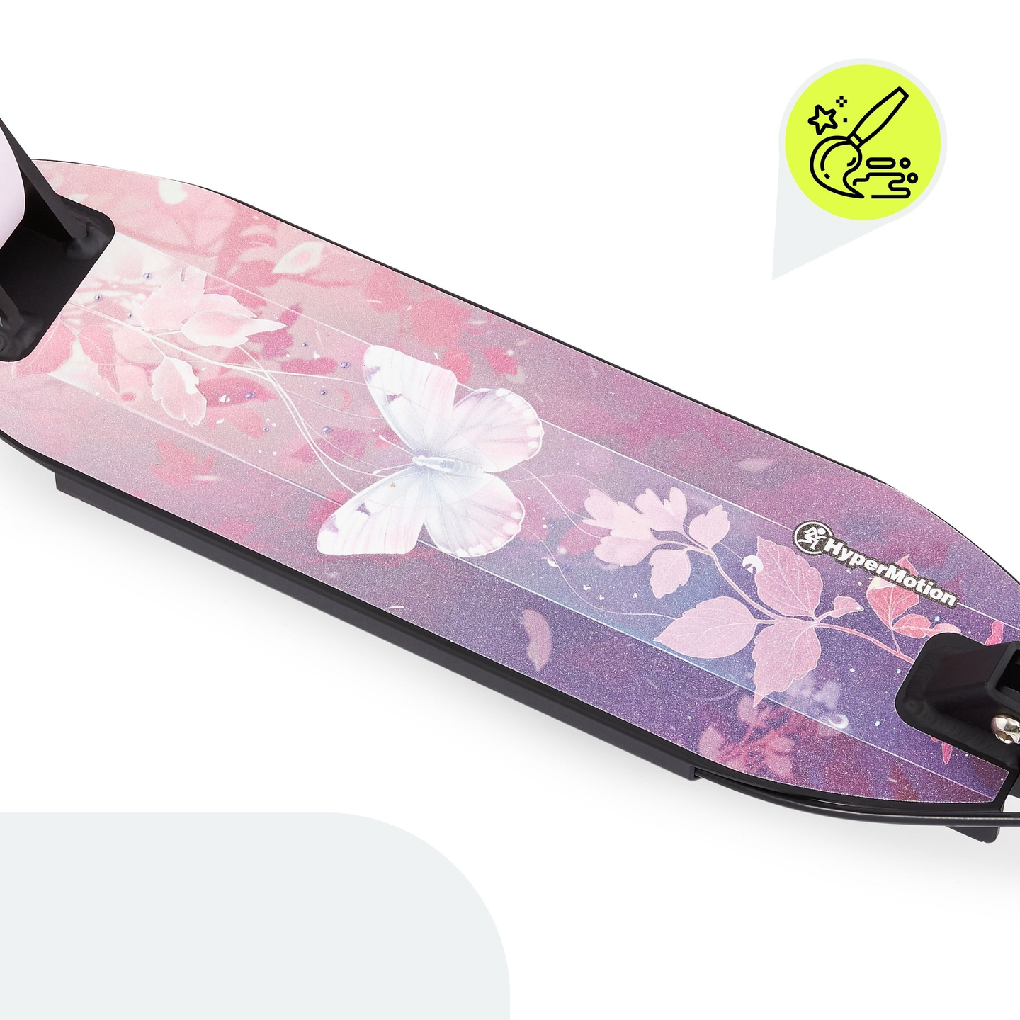 Dvokolesni skuter za mlajše odrasle - z amortizerjem - HyperMotion Skyline - roza, aluminij - 100 kg