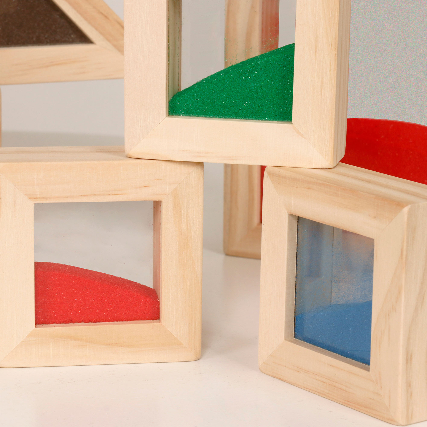 Leseni senzorični bloki - 18 kosov