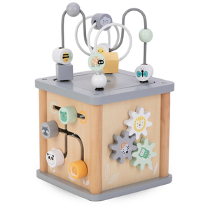 Montessori lesena izobraževalna kocka - motorična zanka