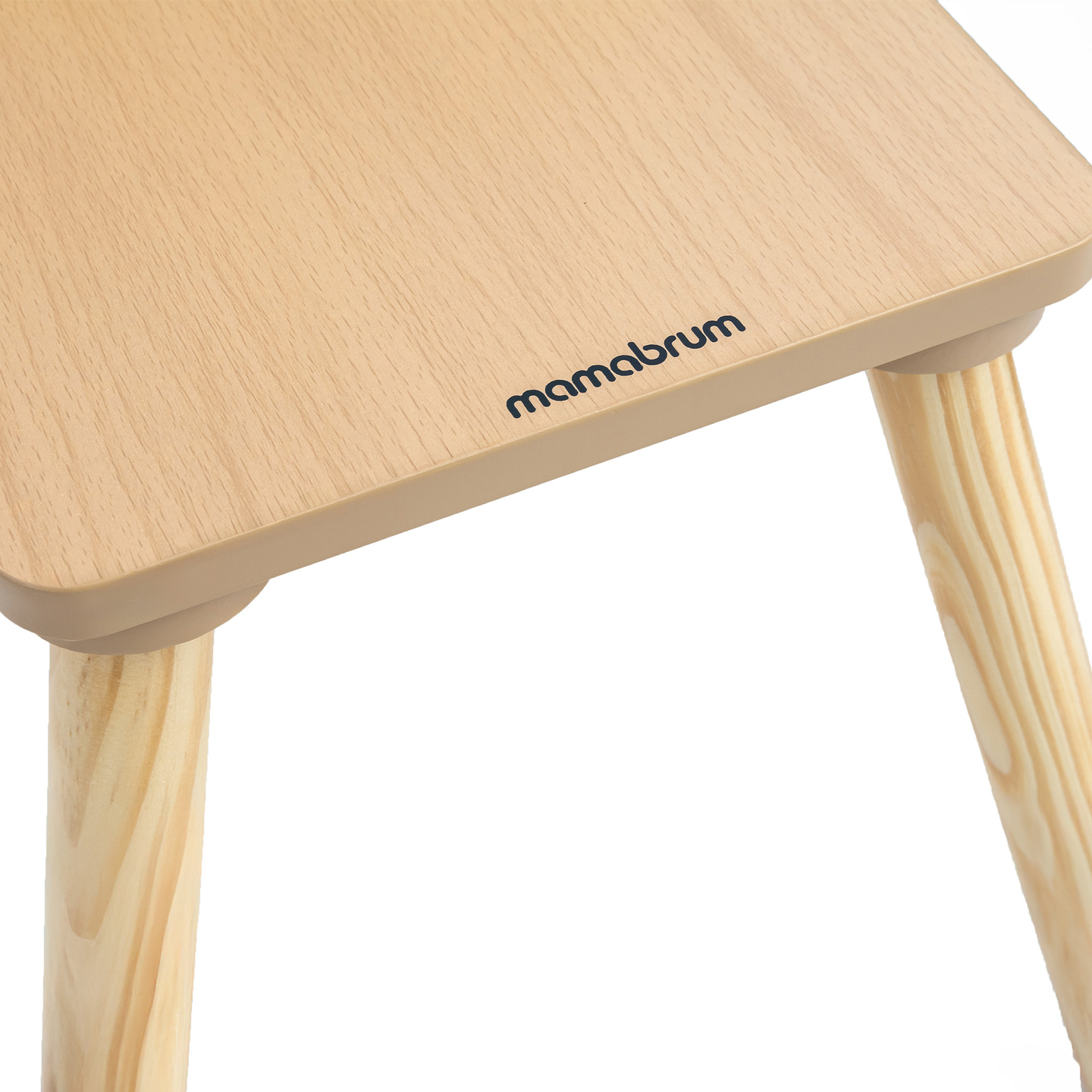 Lesena miza s shrambo in 2 stoloma Otroški komplet - Prikupen zajec