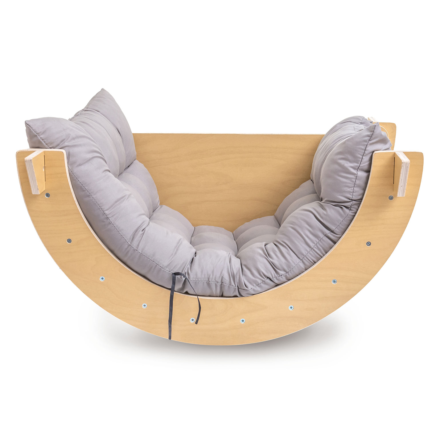 Leseno notranje igrišče za otroke - plezalna stena, tobogan, plezalni lok/gugalnica in Piklerjev trikotnik