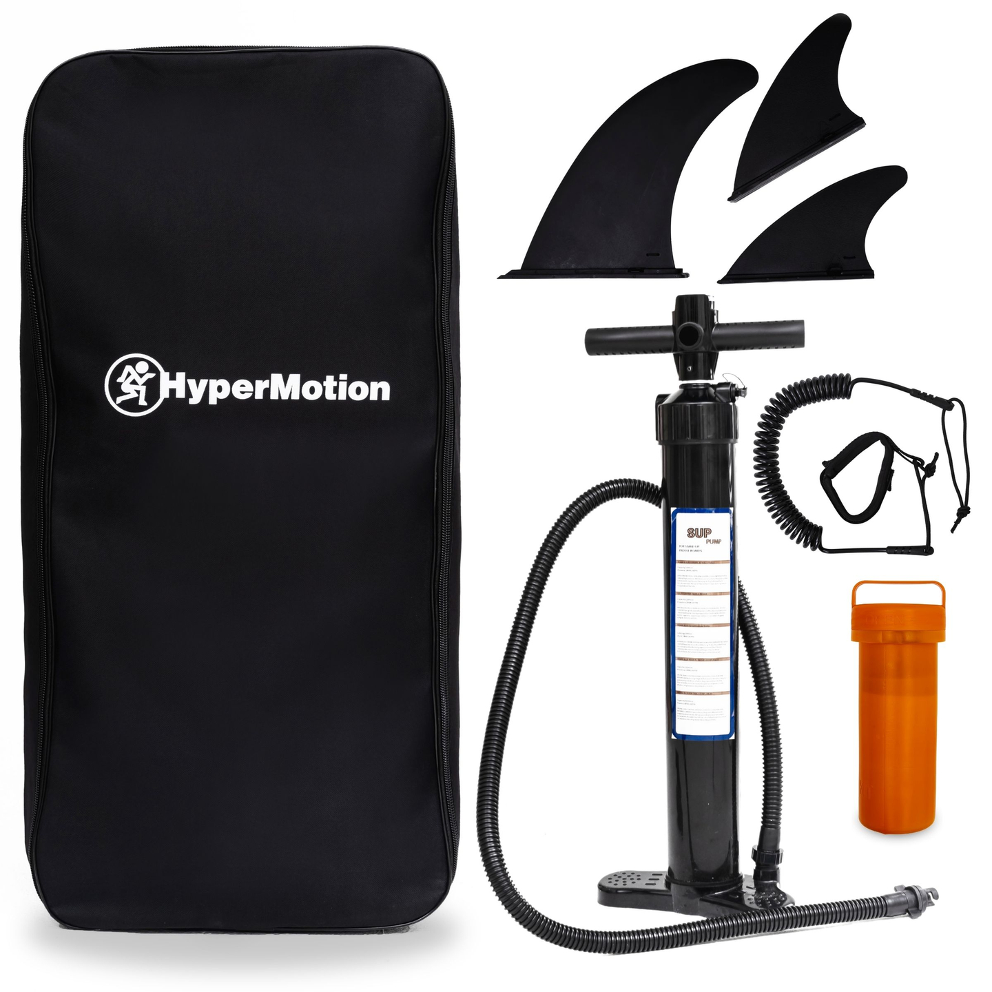 Napihljiva SUP Stand Up Paddle deska 320cm z veslom in sedežem - HyperMotion WAVE BOOST PINK 320