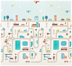 Dvostranska penasta podloga XXL - zložljiva 1 CM (gorska in cestna)