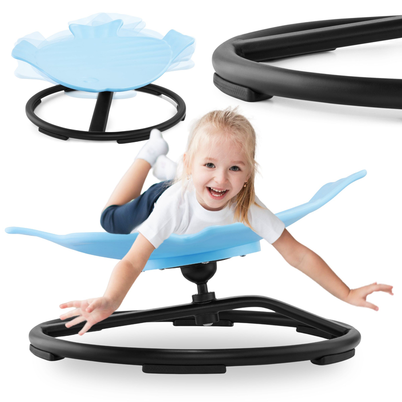 Mini vrtiljak za otroke Riba - modra