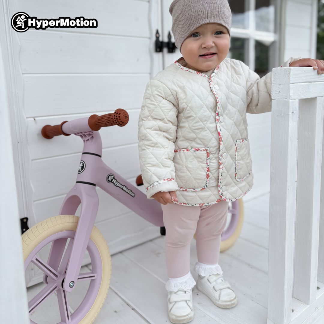 Otroško kolo za tek na smučeh HyperMotion Marcelo - roza