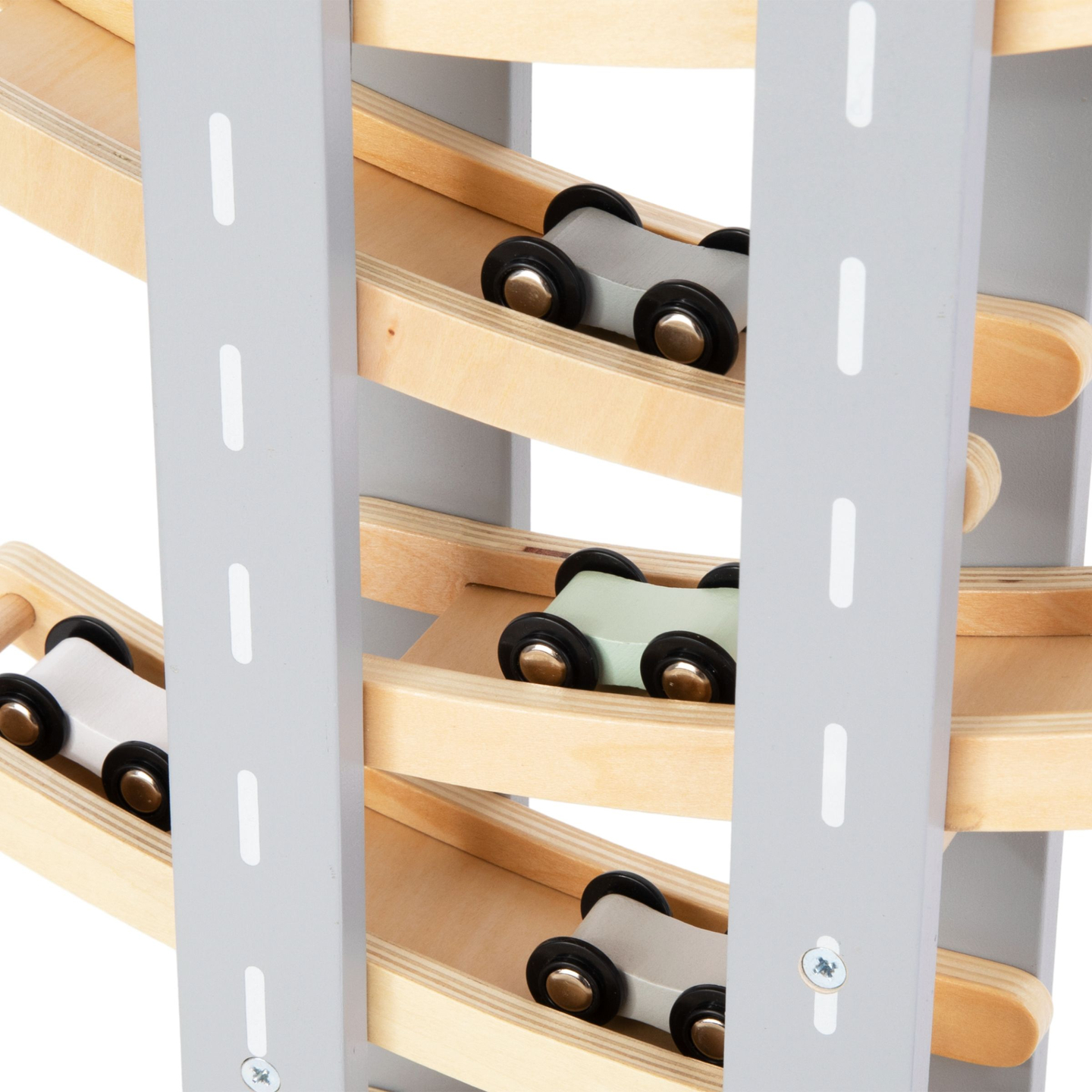 Lesena proga - tobogan za avtomobile - 6 nadstropij