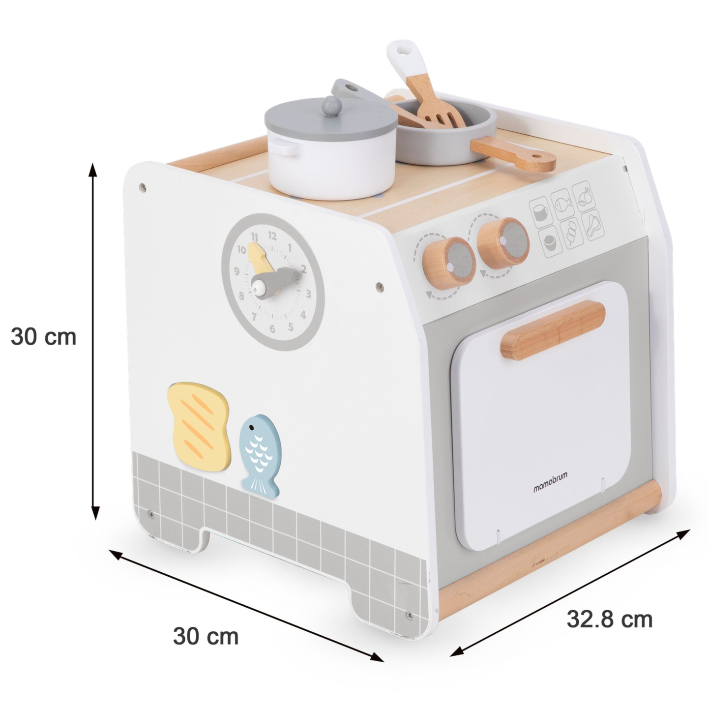 Lesena kuhinja - izobraževalna kocka