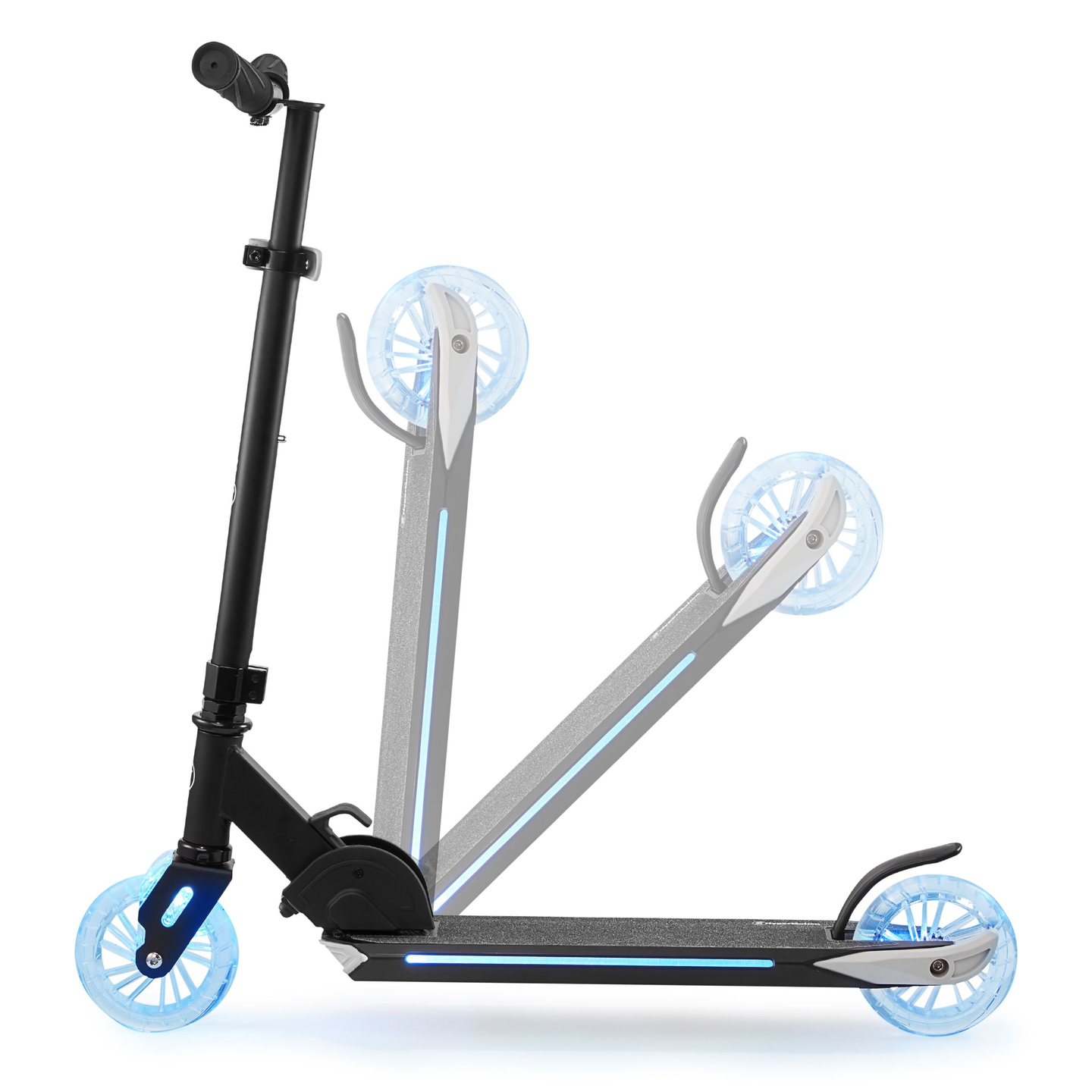 Dvokolesni skuter z zložljivo lučko LED - HyperMotion Ice Flash