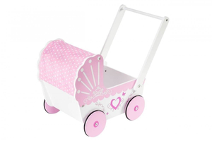 Leseni voziček za lutke