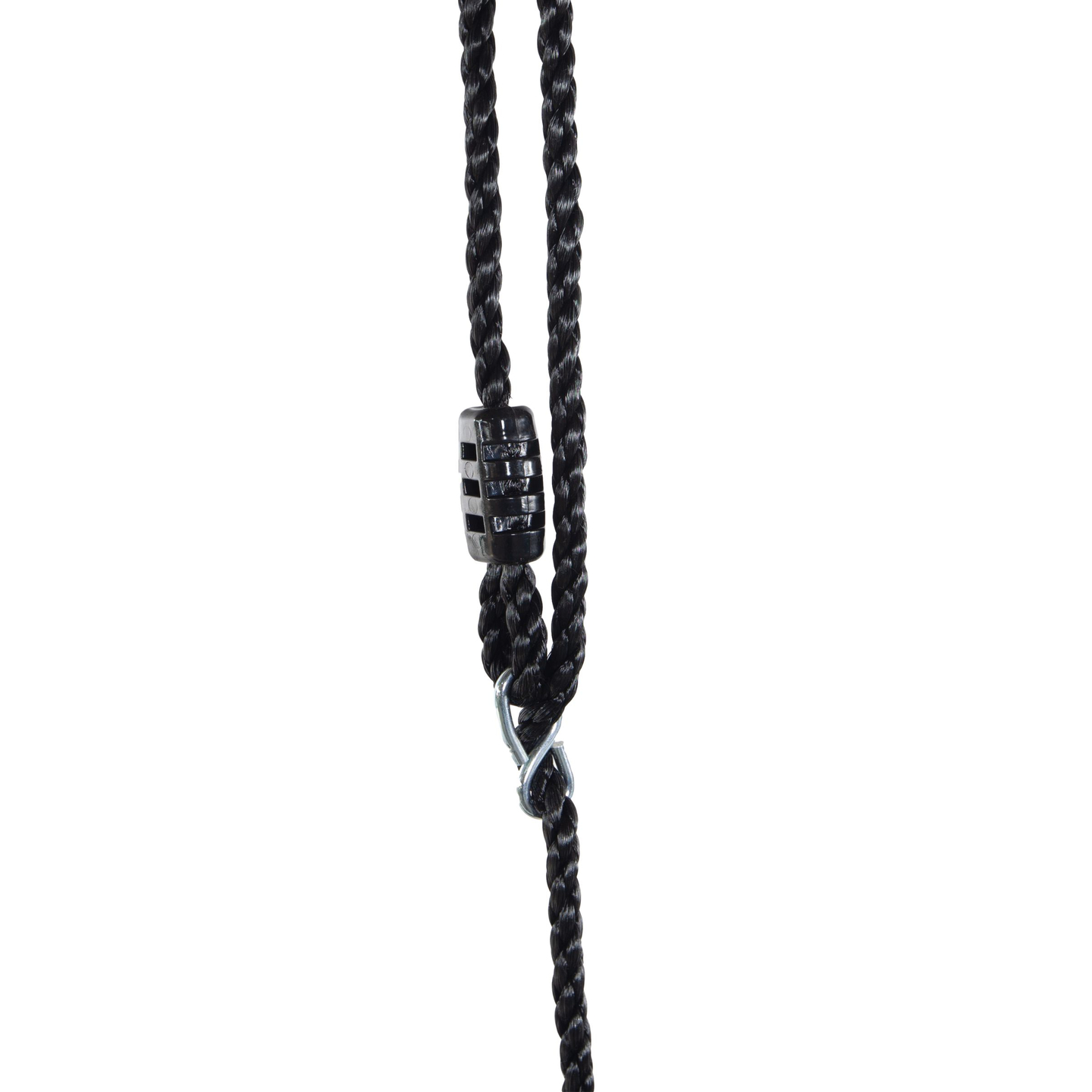 Dvojna vrtna gugalnica z okvirjem in vrvmi - sedež in gnezdo štorklje