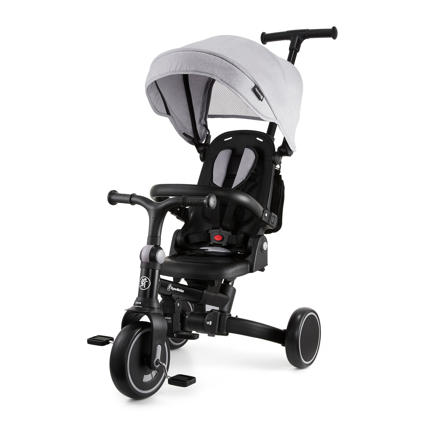 Večnamenski tricikel 8v1 TOBI FOREST - siv