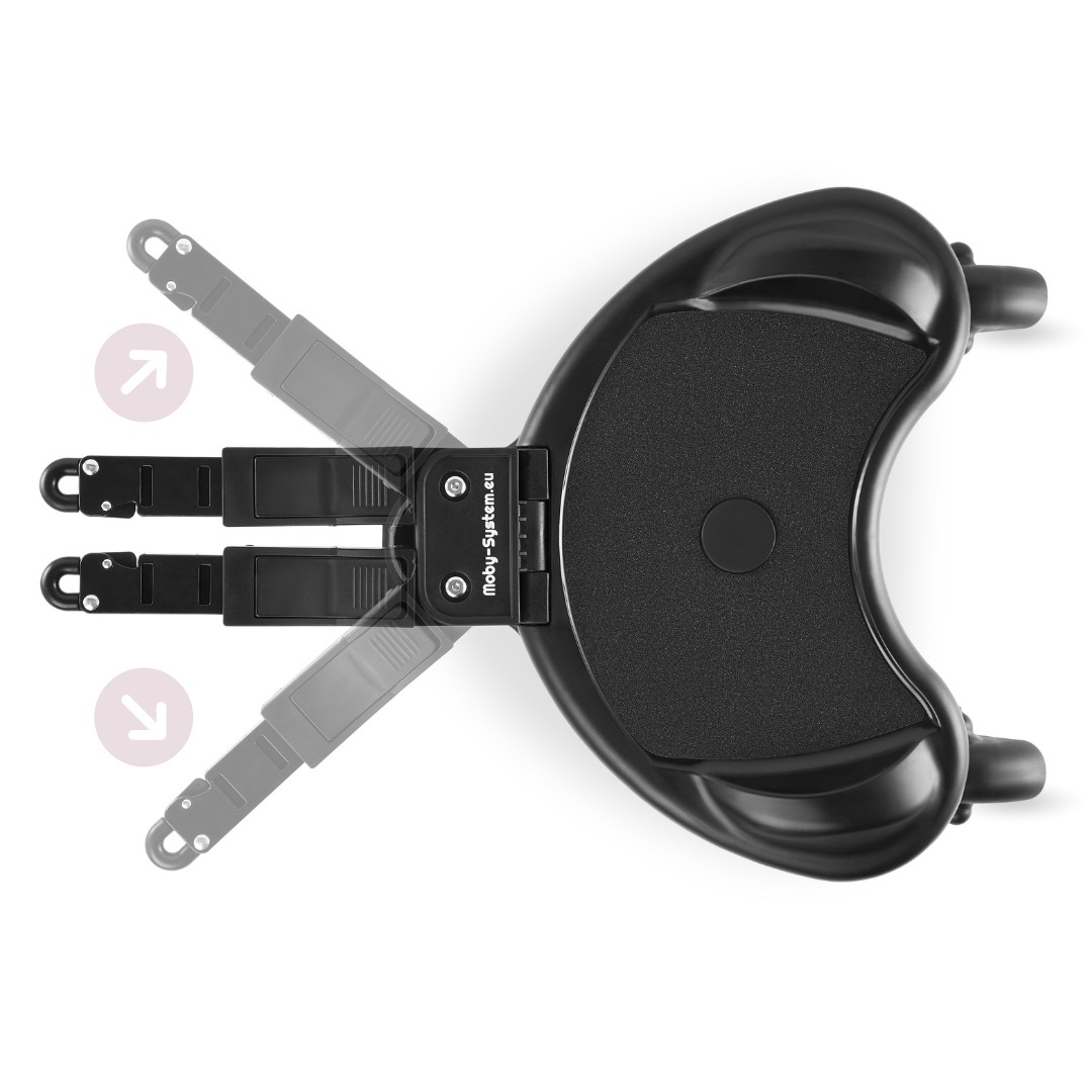 MR BUGGY podaljšek invalidskega vozička s sedežem - LED kolesa