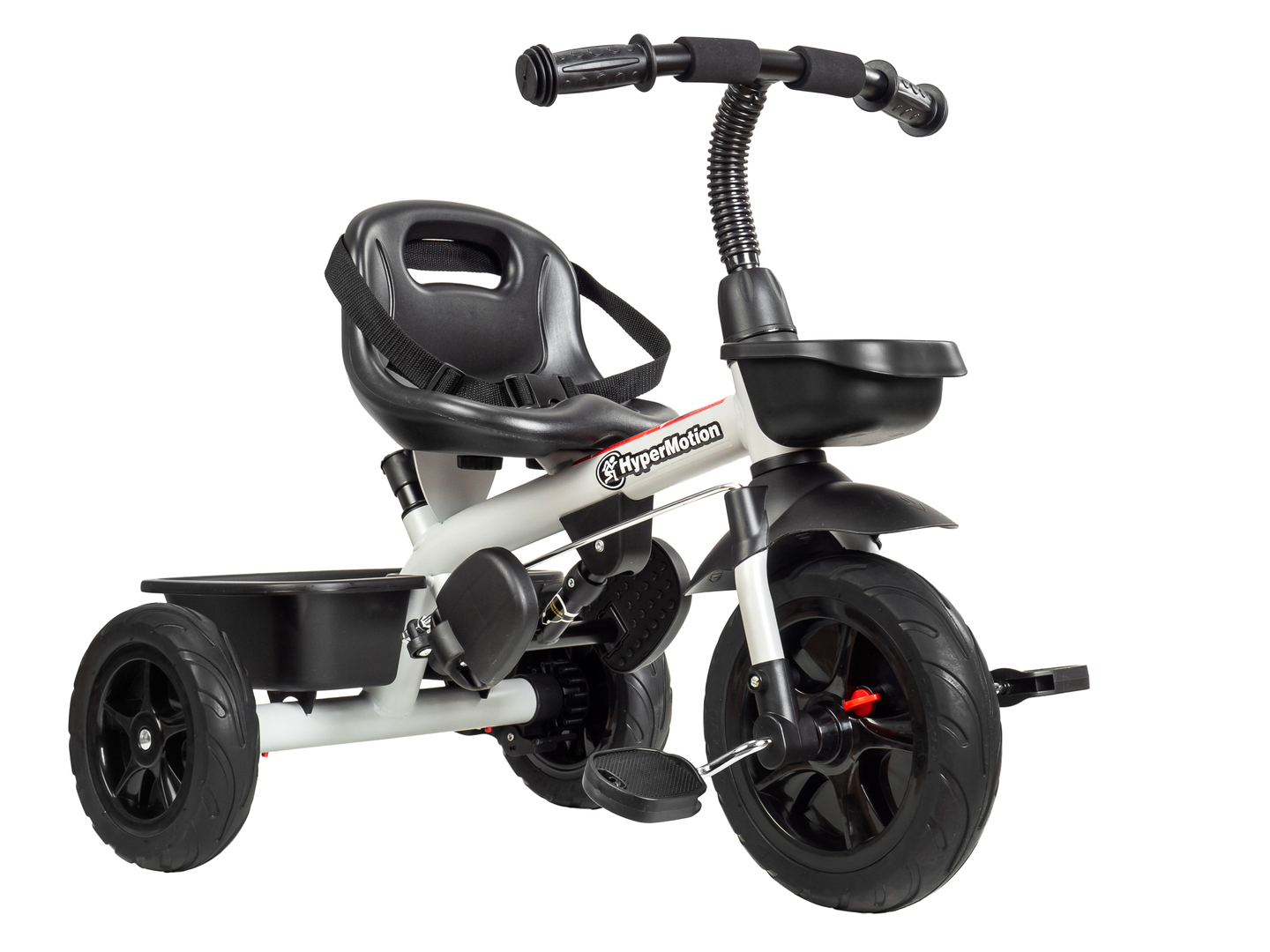 HyperMotion TOBI VECTOR tricikel - večna napihljiva kolesa + tlačilka. Barva: svetlo siva.