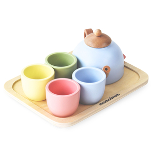 Lesen čajni set s pladnjem - 7 kosov