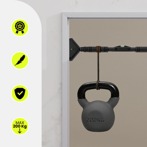 Nastavljiva palica za dvigovanje HyperMotion 70–100 cm, 200 kg, črna