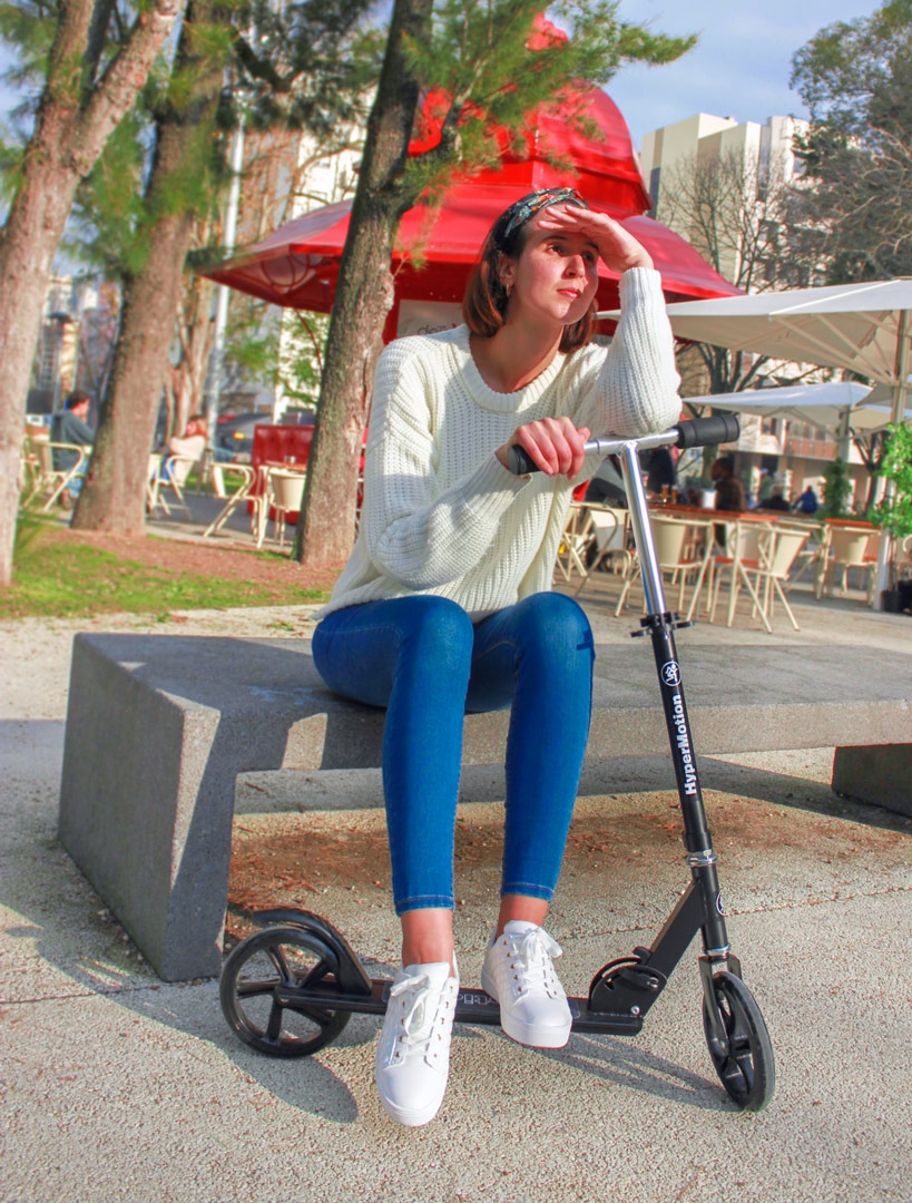 Skuter HyperMotion ROCKSTER - Črni