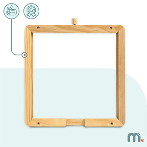 Lesen stenski okvir - za pritrditev izobraževalnih tabel Mamabrum