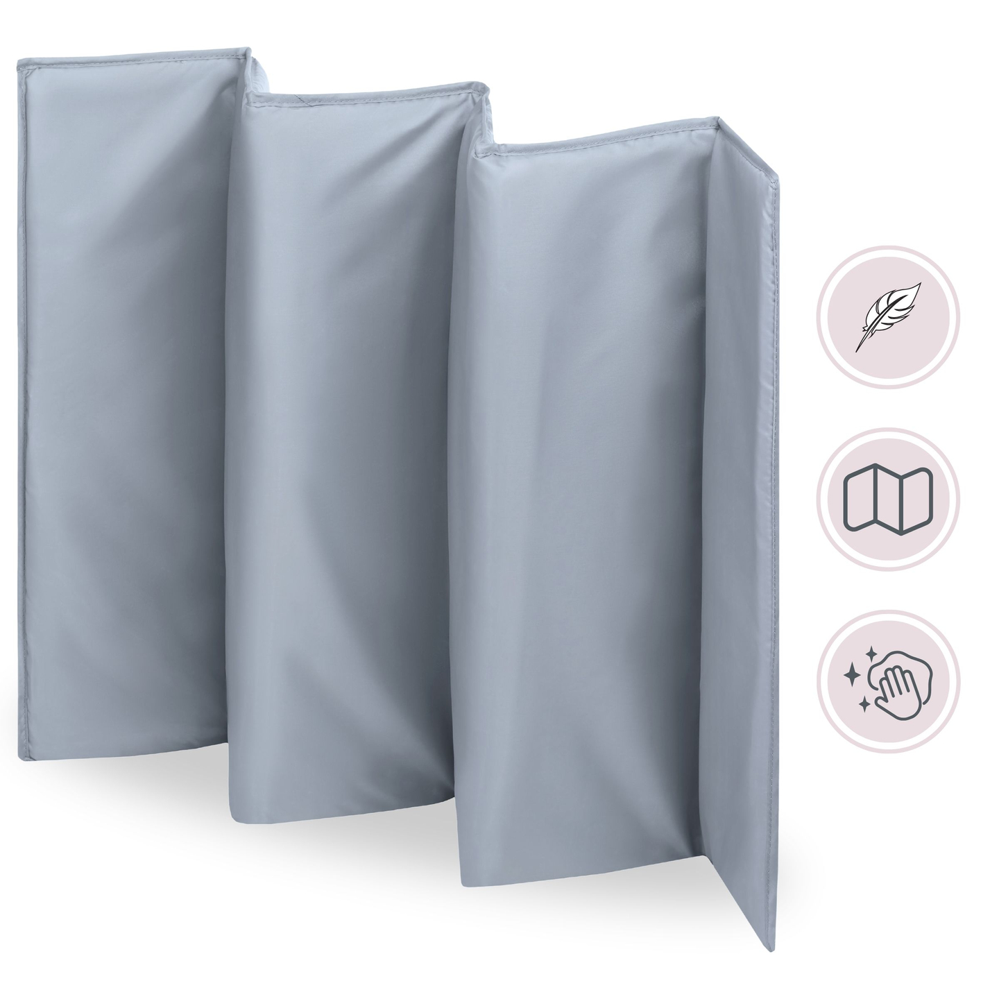 Potovalna posteljica/stajica 2 nivoja s previjalno mizo, streho in vzmetnico Happy Traveler BASIC PLUS - siva