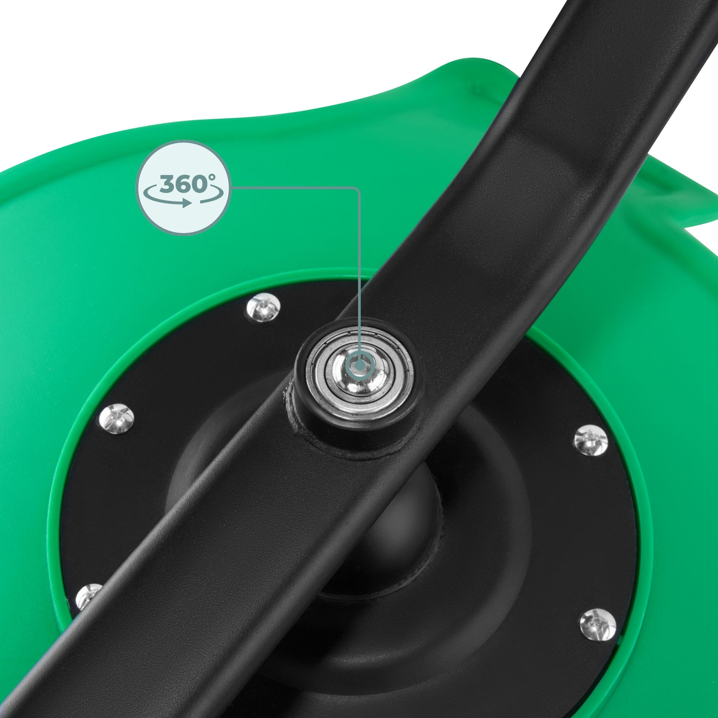 Mini otroški vrtiljak Riba - zelena barva