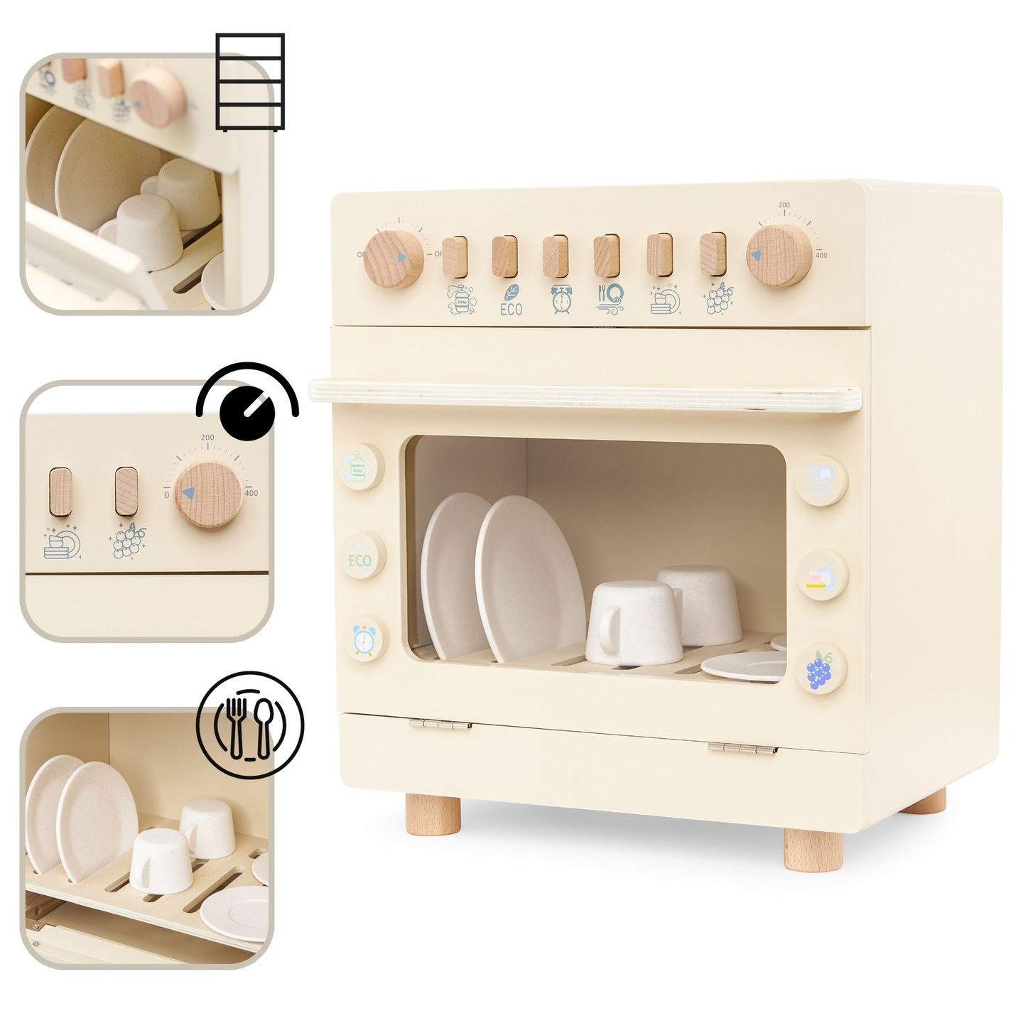 Lesen pomivalni stroj z dodatki