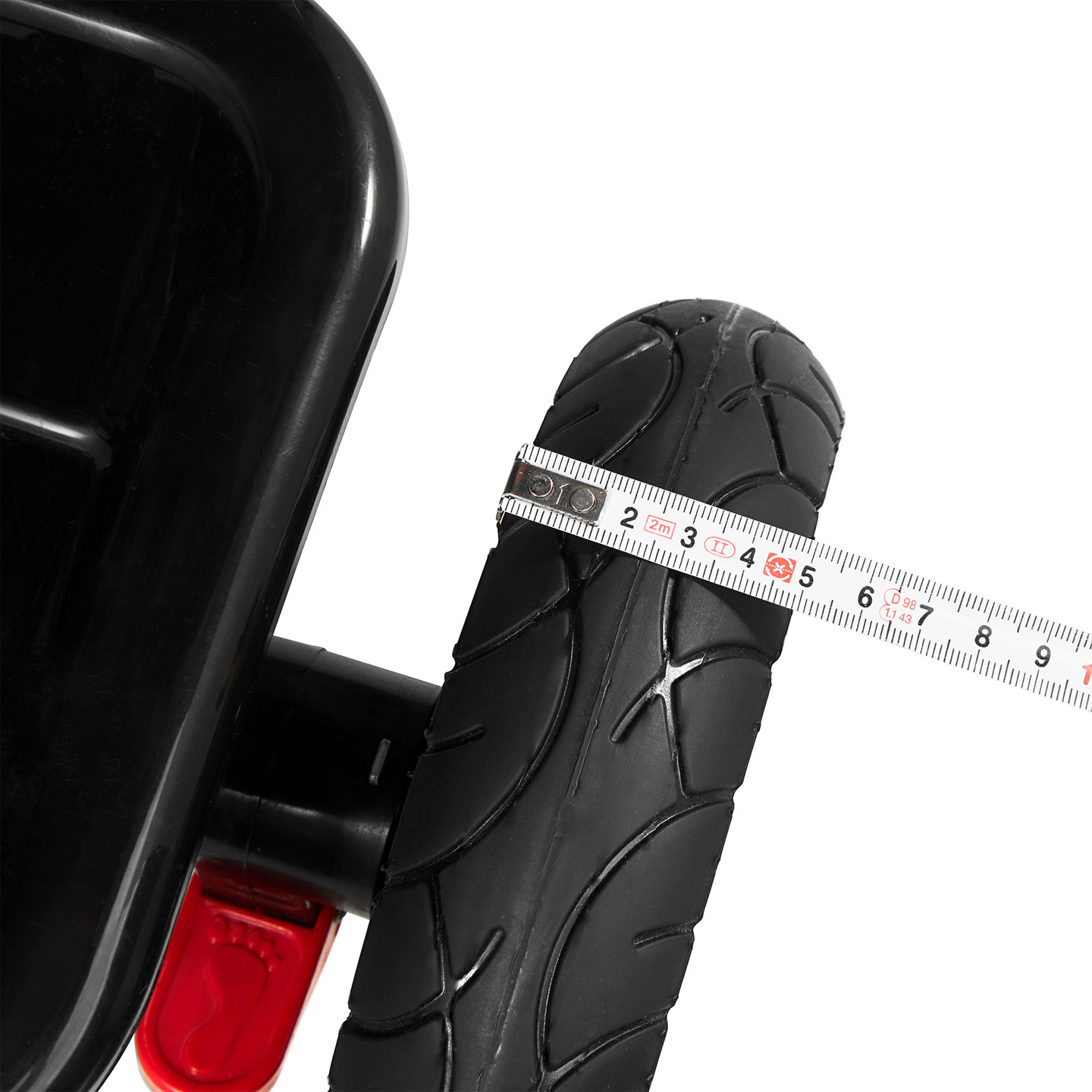 Tricikel za otroke od 1 do 4 let - TOBI FREY - siva barva - vrtljiv - kolesa s črpalko + tlačilka