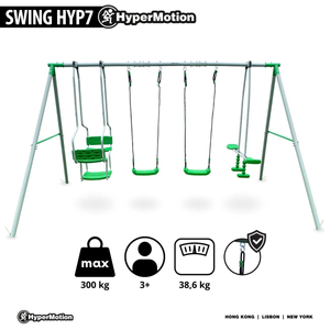 Gugalnica za 6 oseb za otroke - vrtno igrišče