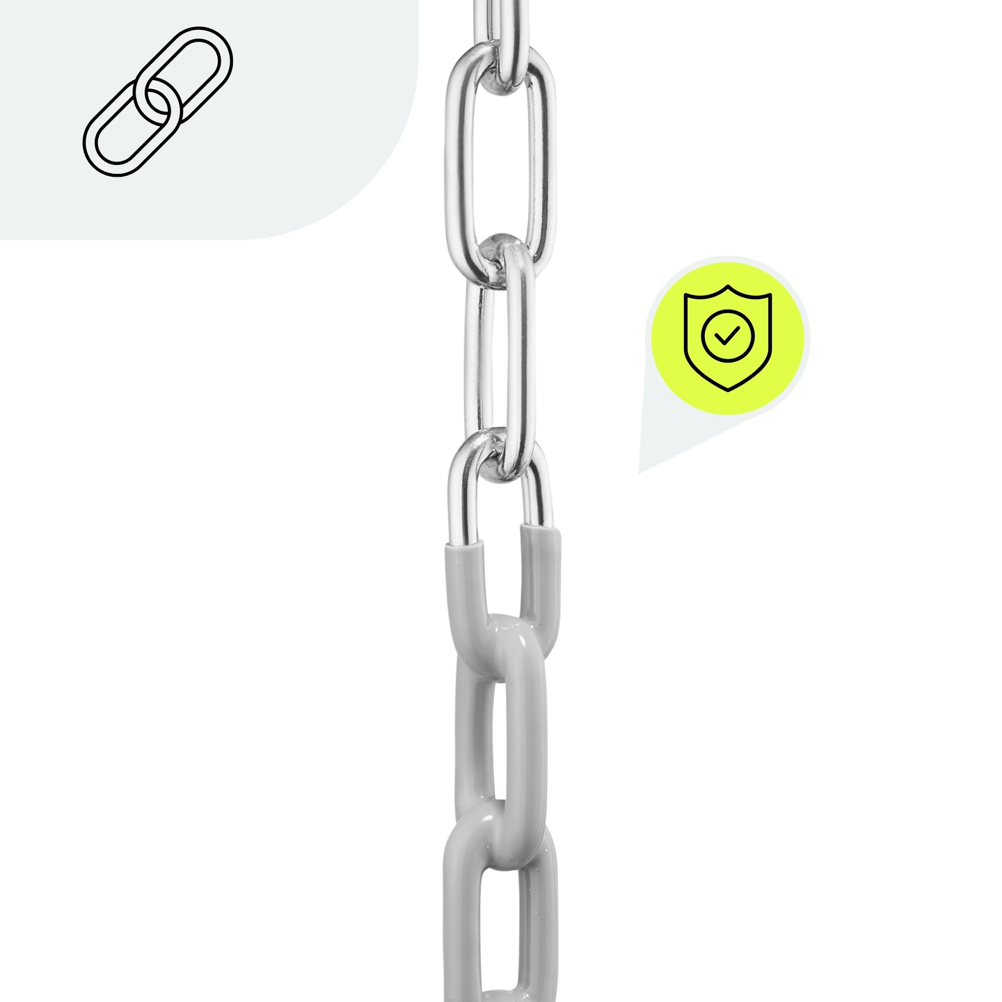 Verižna gugalnica HyperMotion za malčke z visokim naslonom