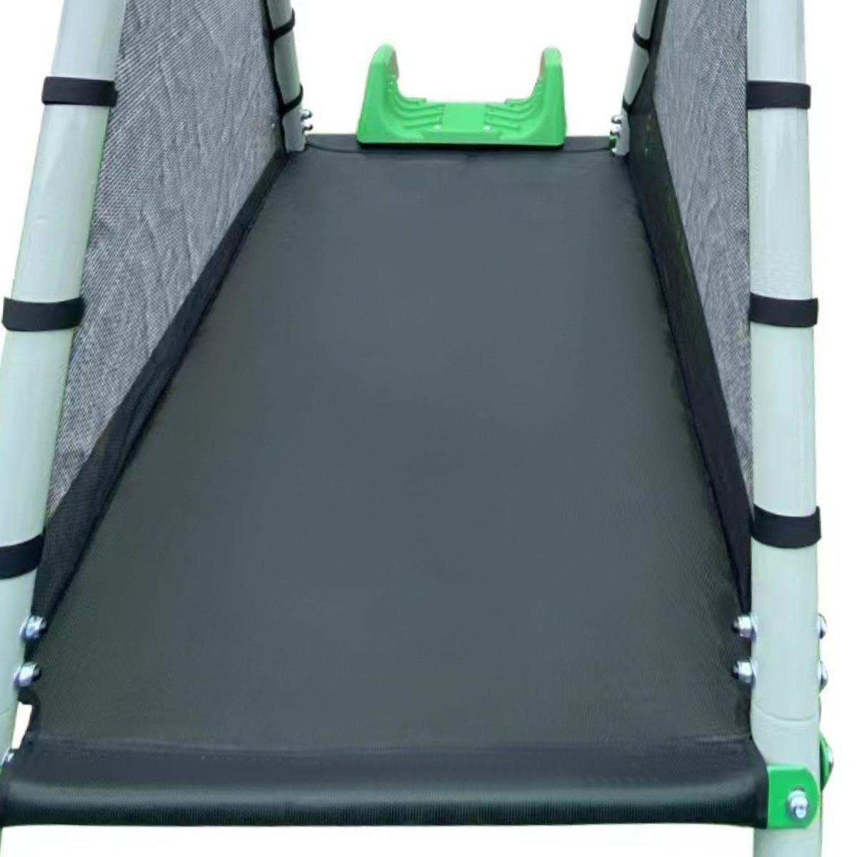 XXL vrtno igrišče za otroke z gugalnico, gimnastičnim trapezom in toboganom