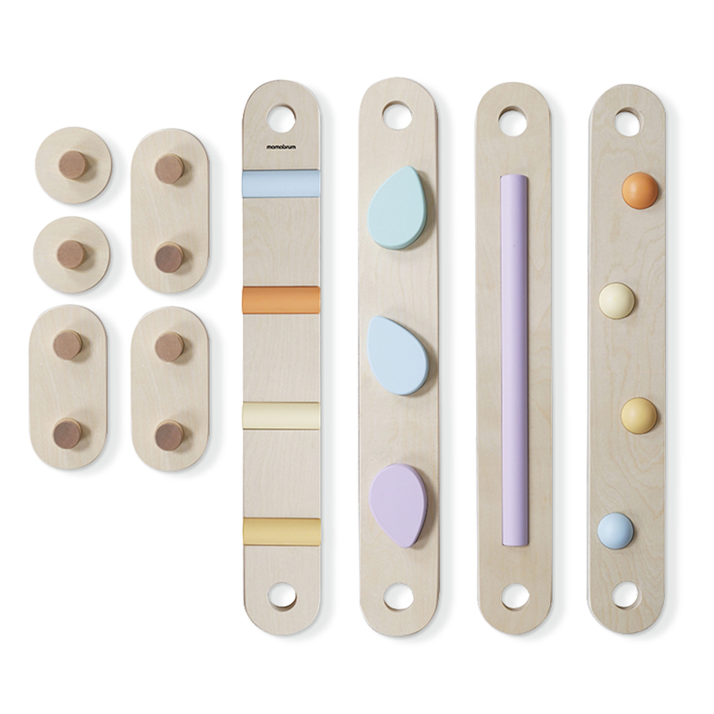 Velika lesena senzorična pot - steza za ravnotežje - 9 elementov