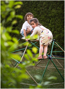 Otroška plezalna kupola HyperMotion XL, geodom, vrtno igrišče, premer: 1,8 m