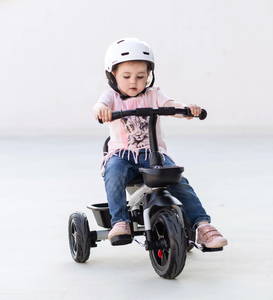 HyperMotion TOBI VECTOR tricikel - večna napihljiva kolesa + tlačilka. Barva: svetlo siva.