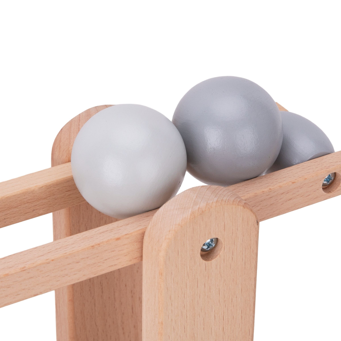 Velika lesena cesta v slepi ulici - tobogan z vrtečimi se elementi