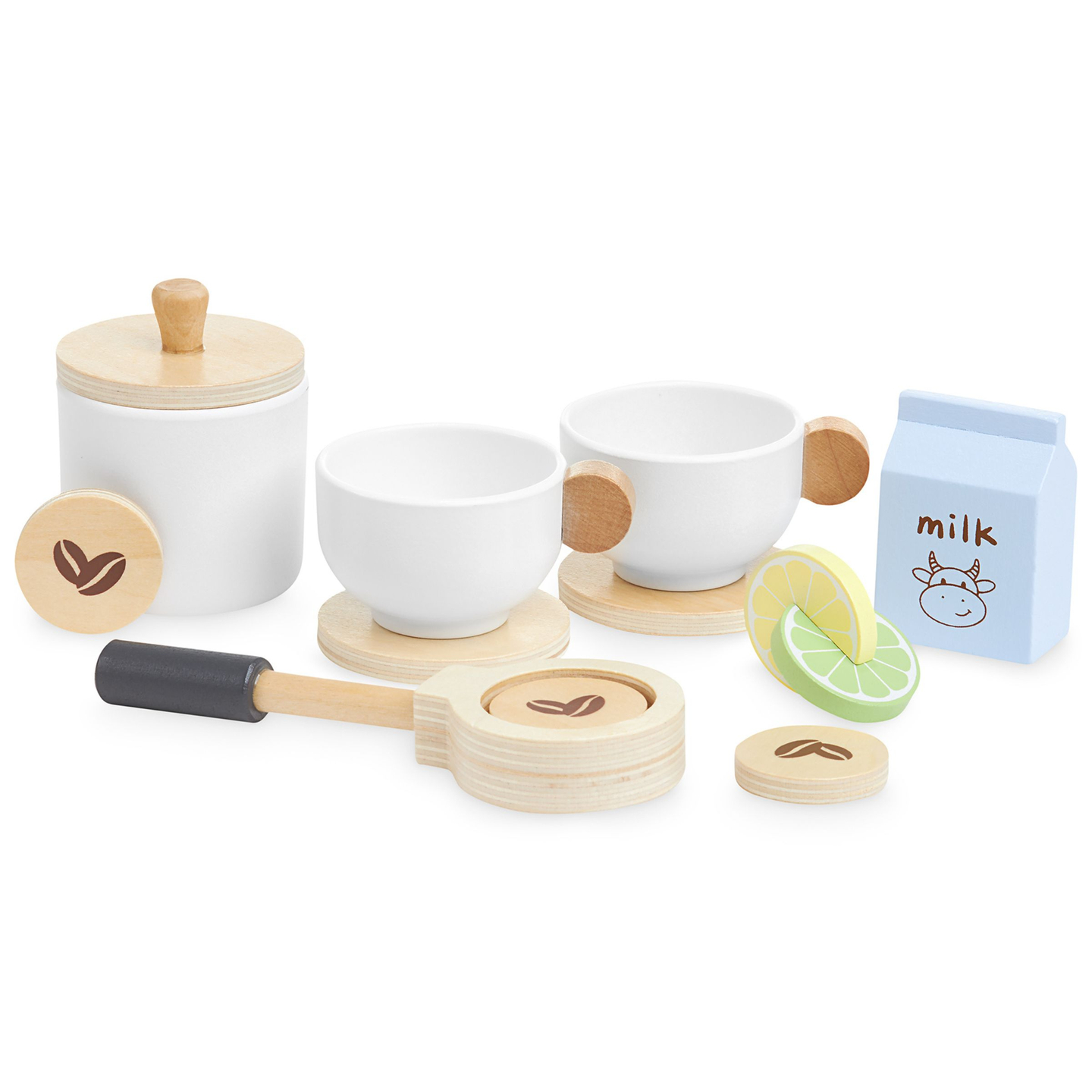 Leseni aparat za kavo in čaj z dodatki - kavarna