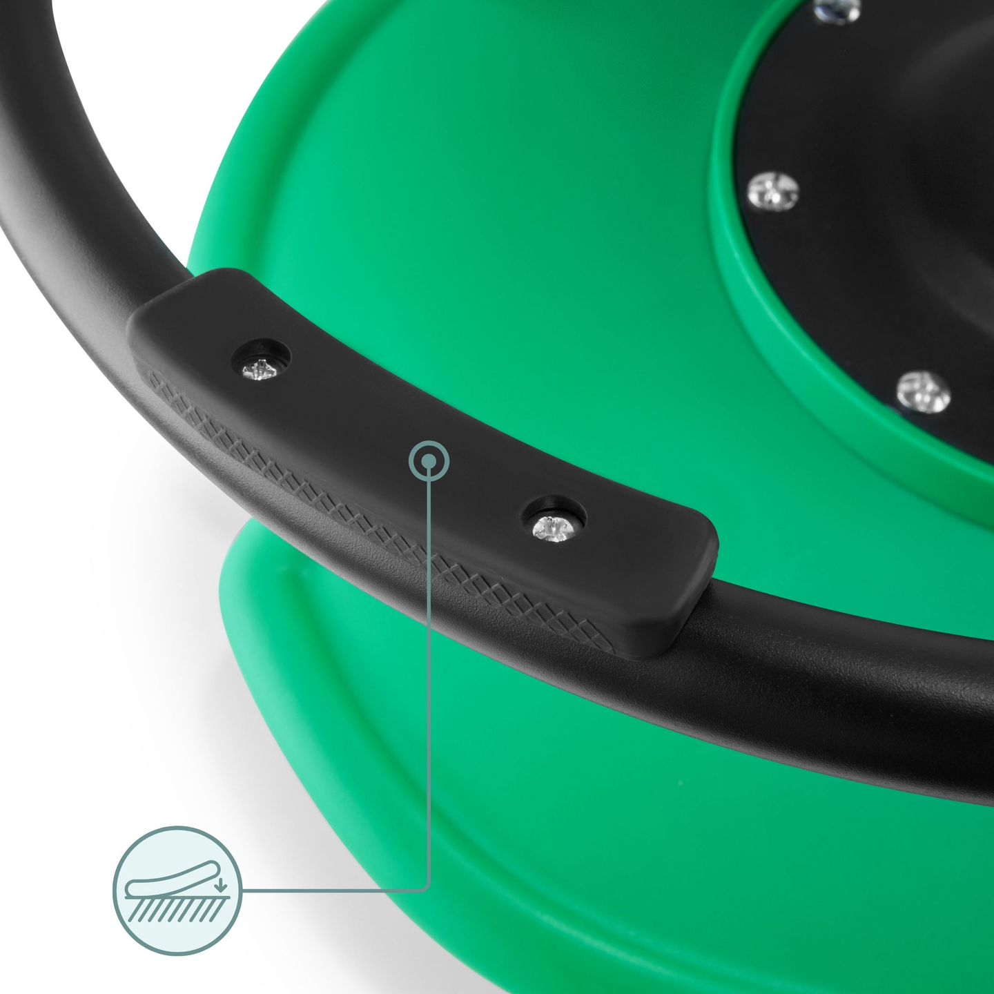 Mini otroški vrtiljak Riba - zelena barva