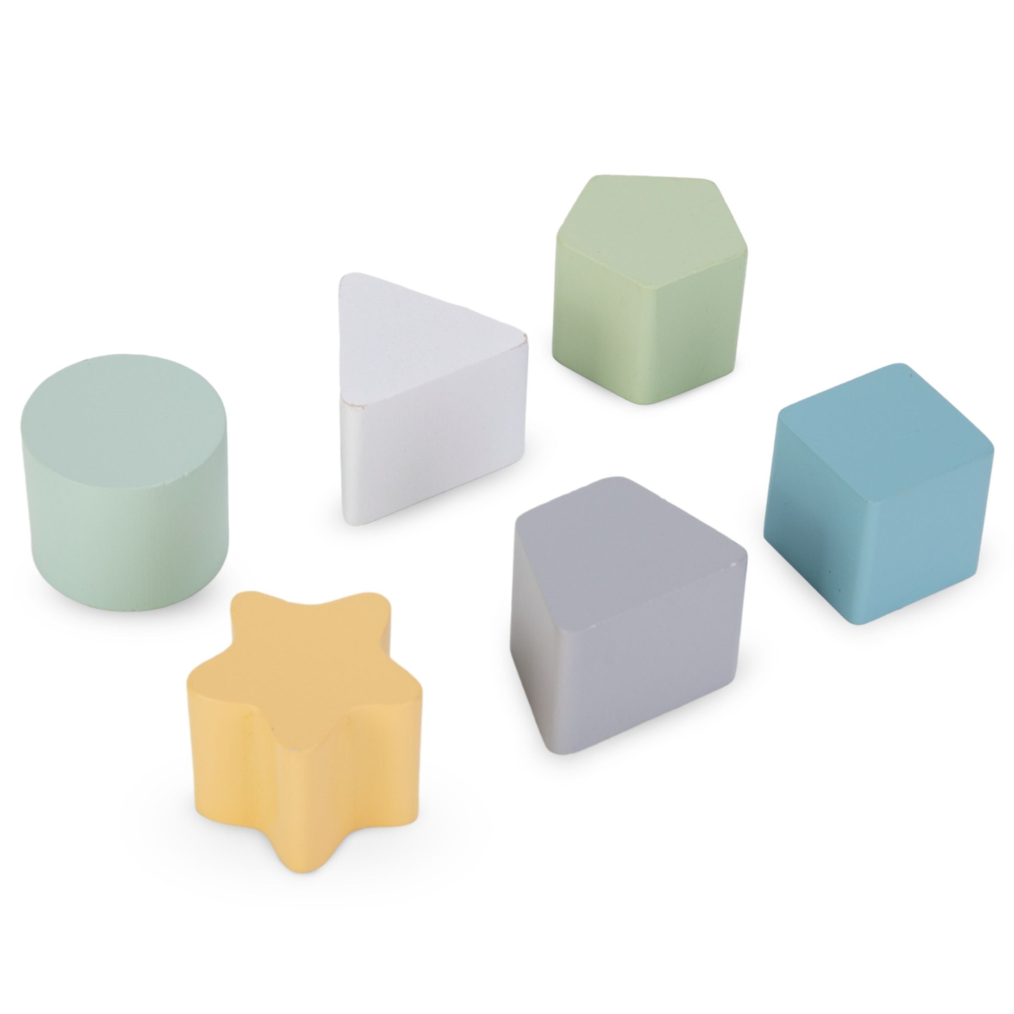 Velika lesena kocka z zanko - Montessori