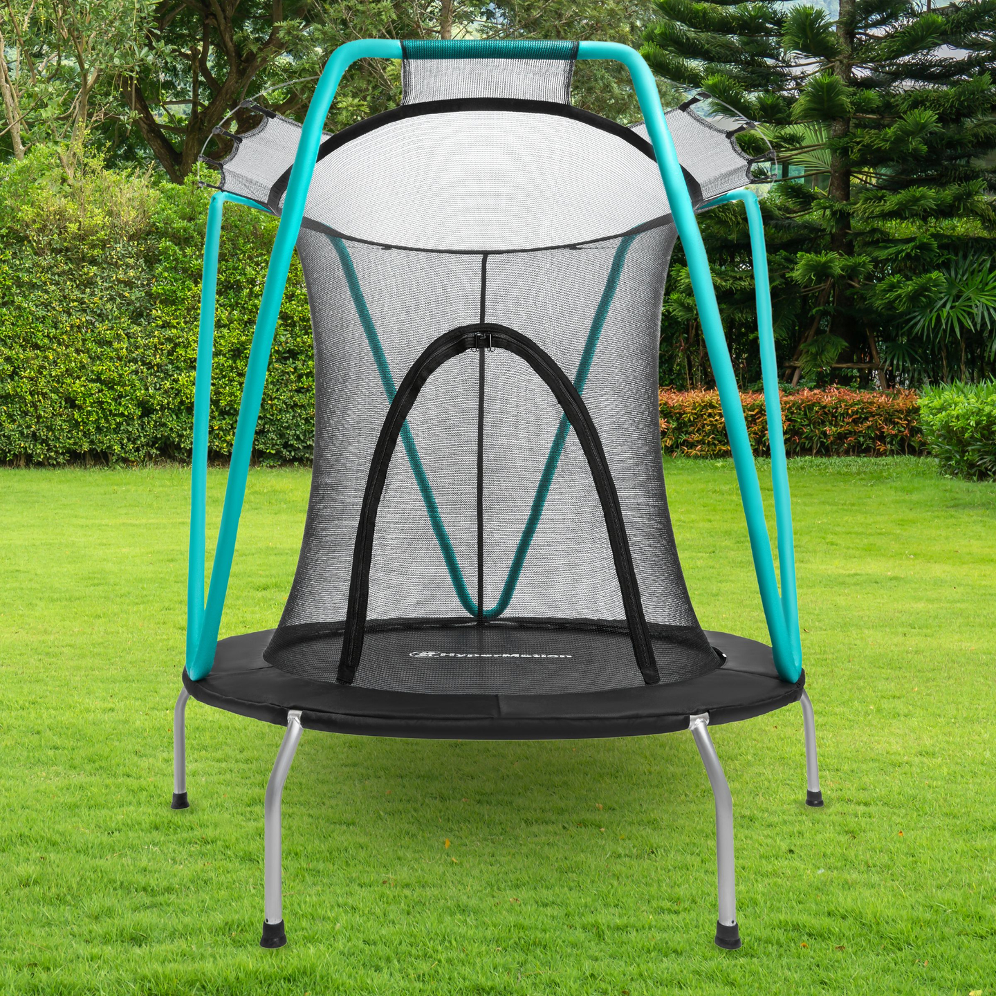 Mint trampolin 137 cm z zaščitno mrežo - za otroke 3-8 let - za dom in vrt