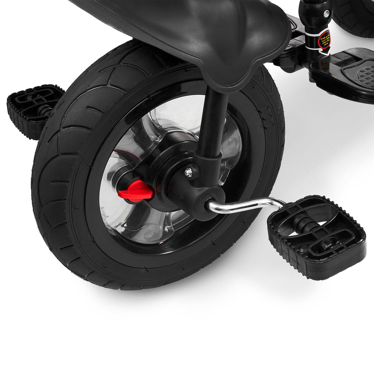 Tricikel za otroke od 1 do 4 let - TOBI FREY - siva barva - vrtljiv - kolesa s črpalko + tlačilka