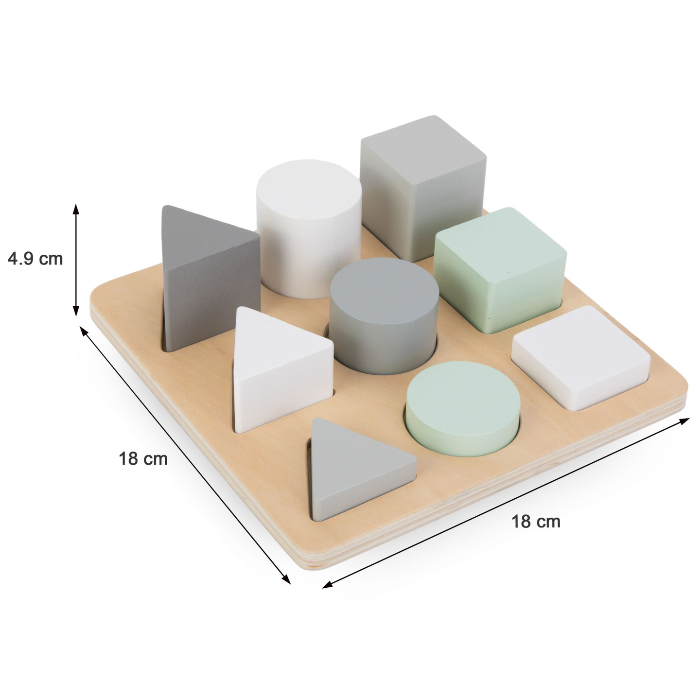 Lesena sestavljanka - Sorter - Tri figure