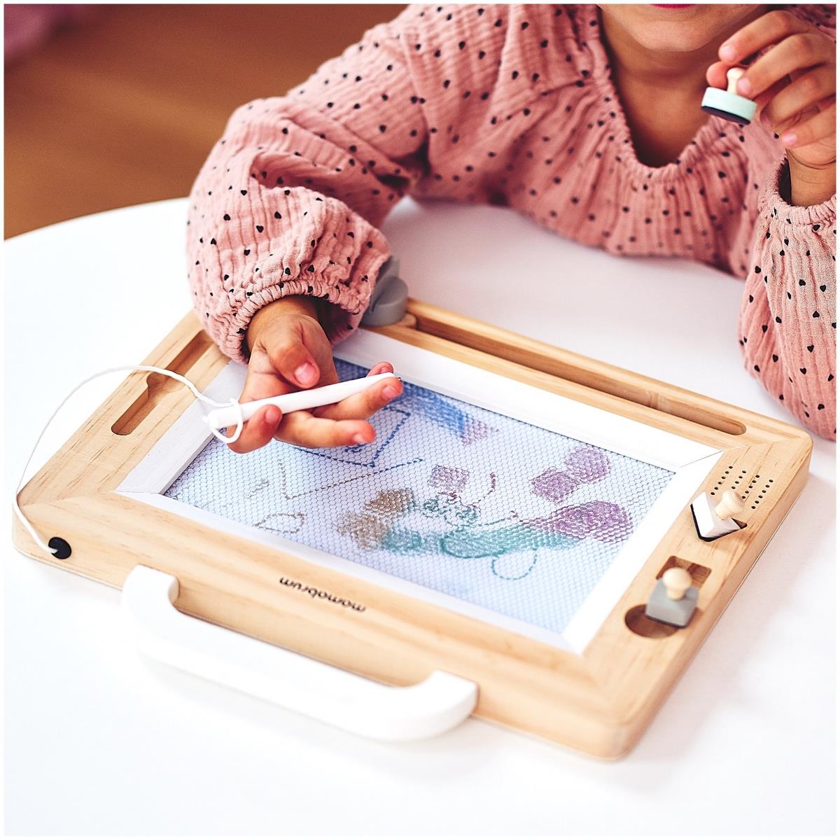 Lesen scrapbook s štampiljkami - risalna tabla