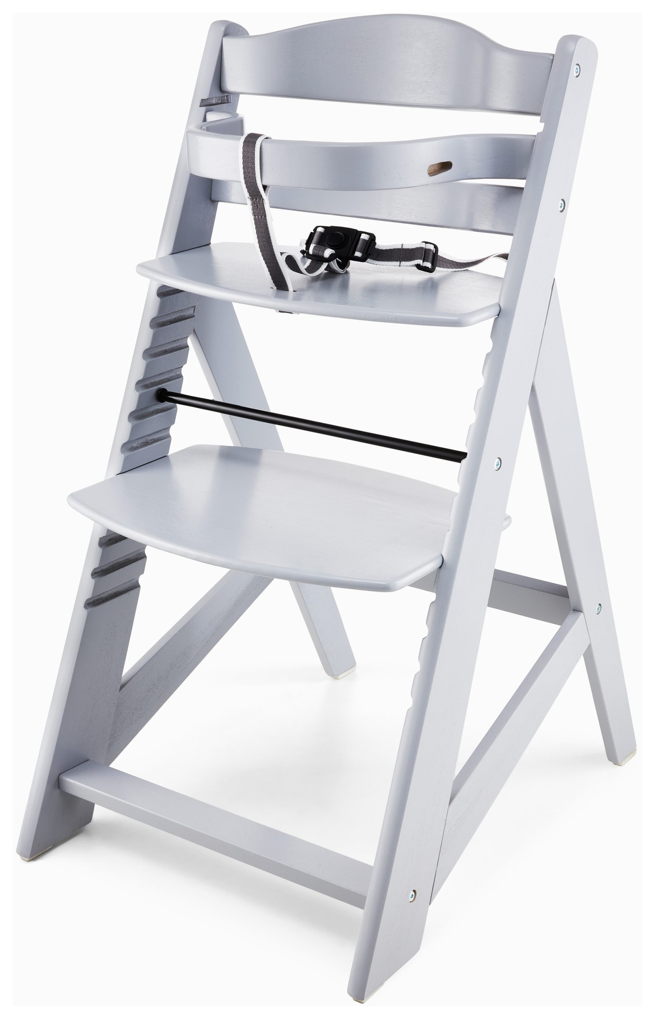 Lesen stol za hranjenje Moby-System WOODY - siva barva