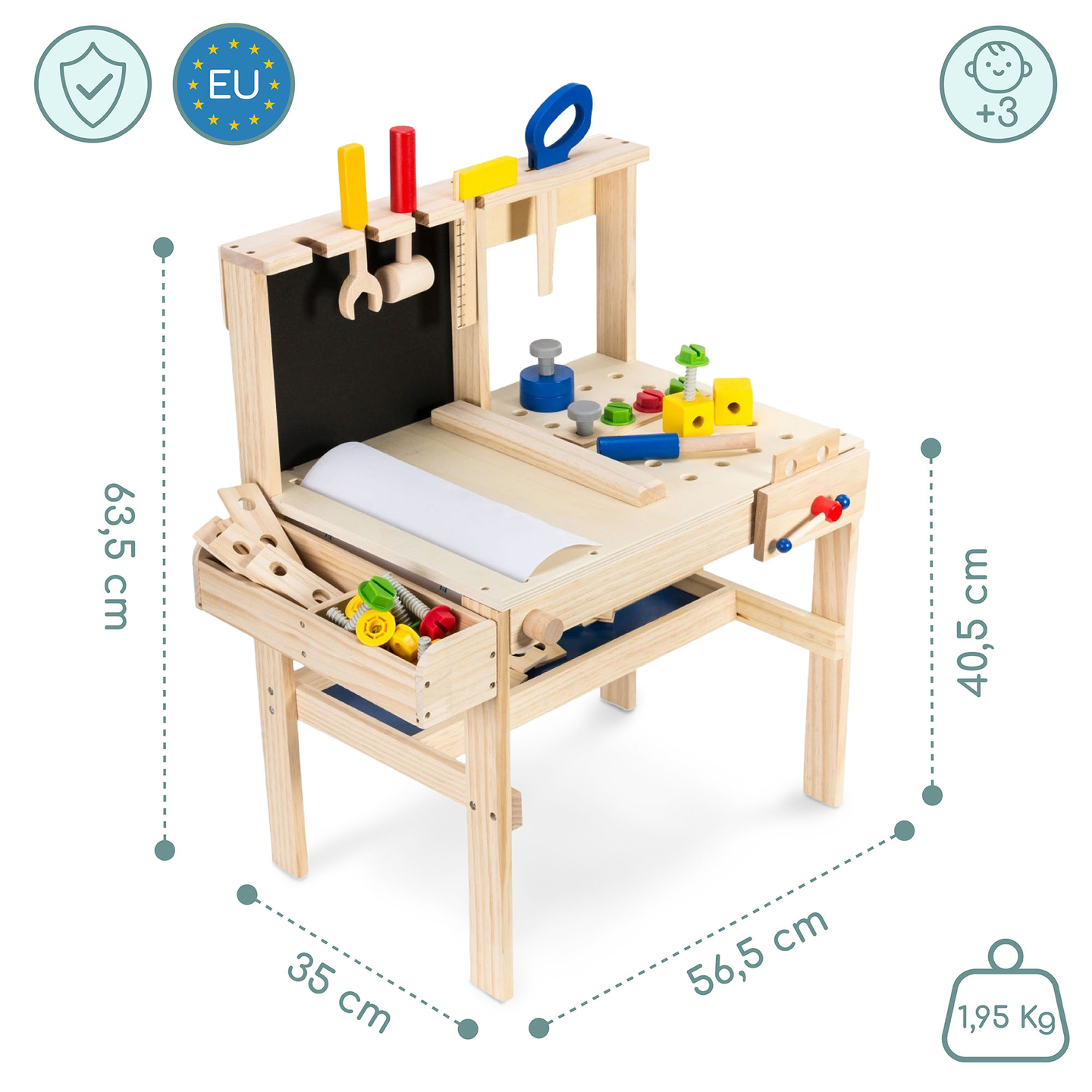 Leseni set za domače mojstre XXL - 75 kosov