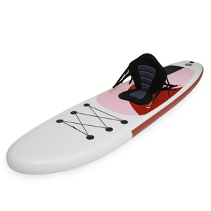 Napihljiva SUP Stand Up Paddle deska 320cm z veslom in sedežem - HyperMotion WAVE BOOST PINK 320