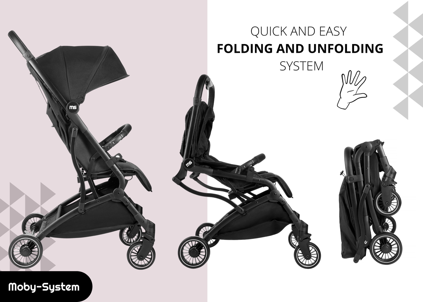 Otroški voziček Moby-System LENA