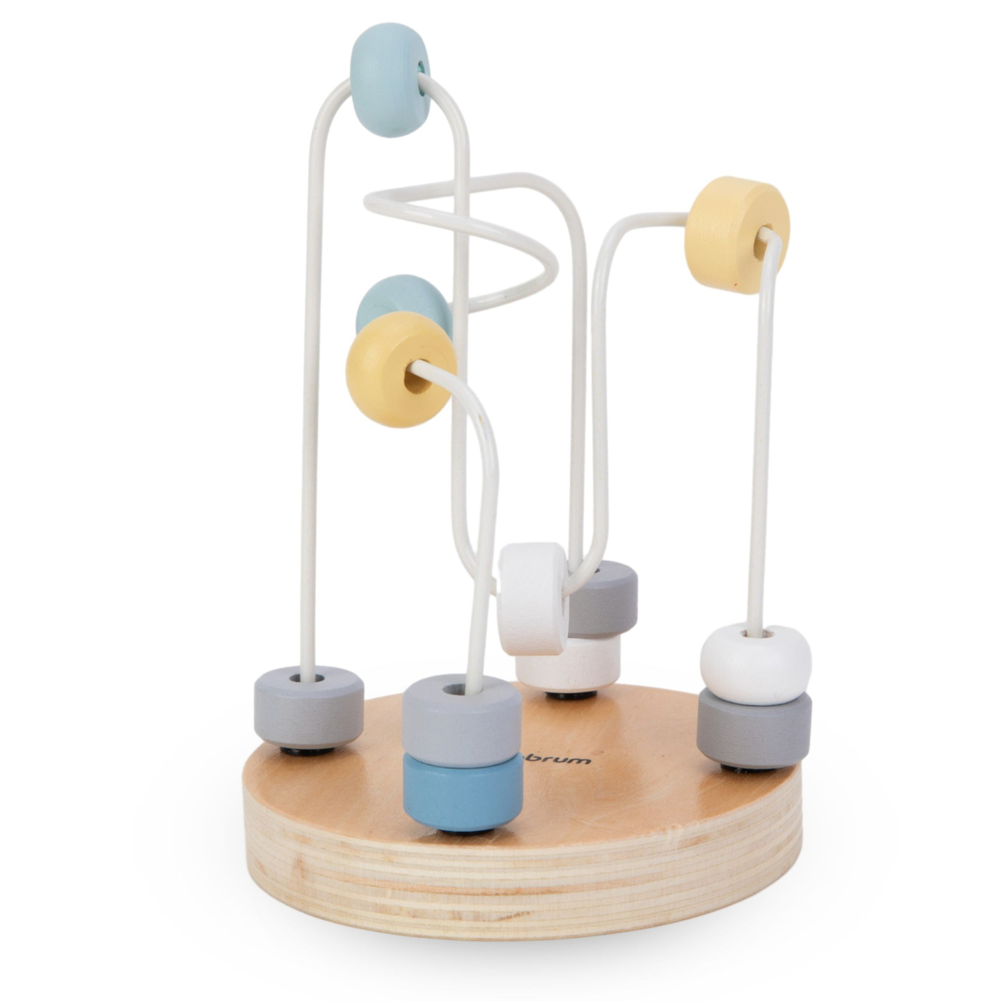 Komplet lesenih igrač - pisano prepletanje, piramida iz tjulnjev, sortirnik za medvedke