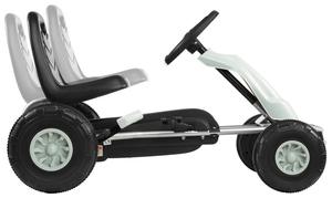 CHESTER gokart s pedali - vožnja za otroke od 3 do 6 let - siva