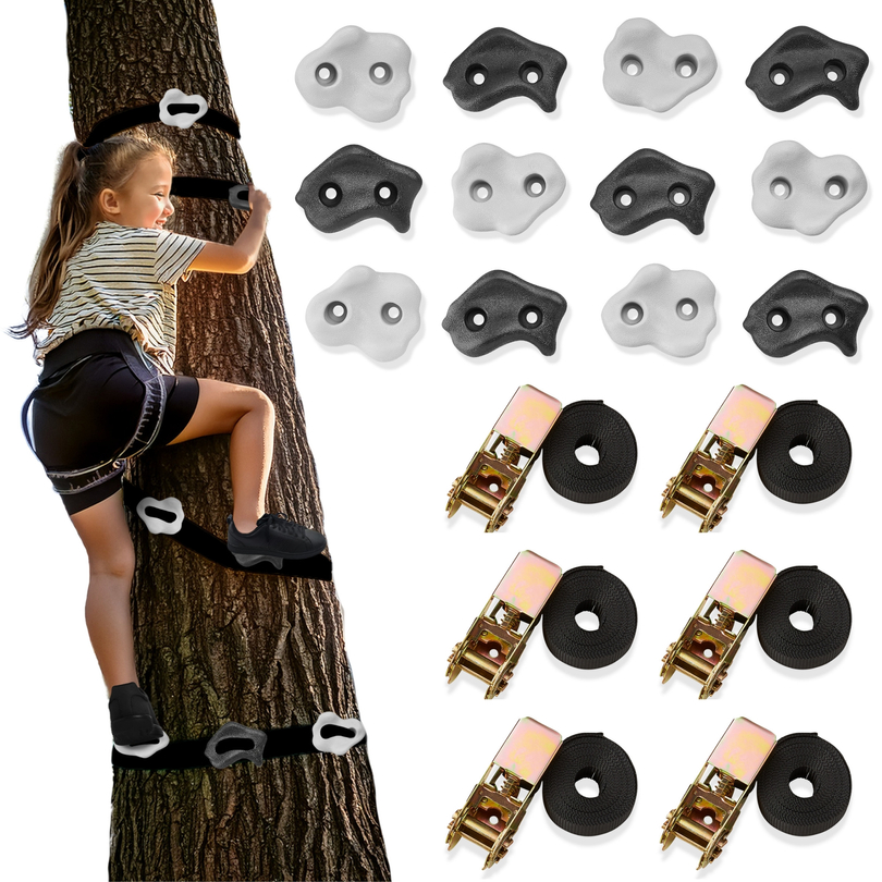 Komplet za plezanje po drevesih HyperMotion - 18 izdelkov