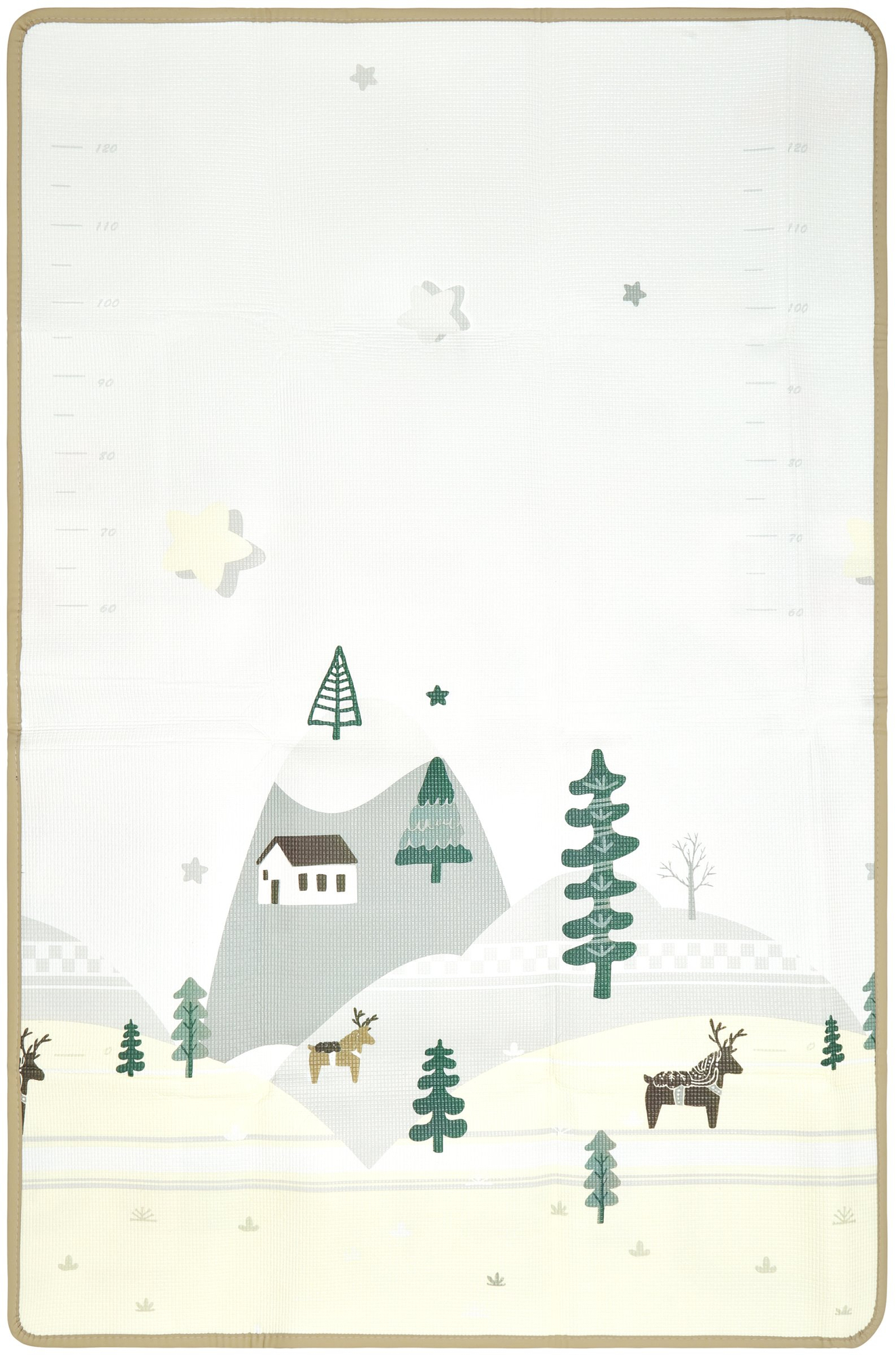 Dvostranska podloga iz pene - pravljična dežela / zimsko mesto